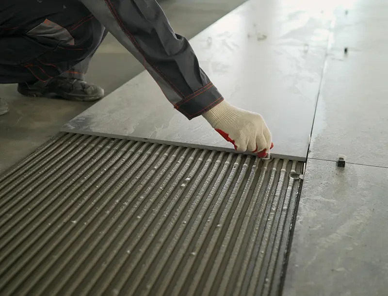 Pose de carrelage