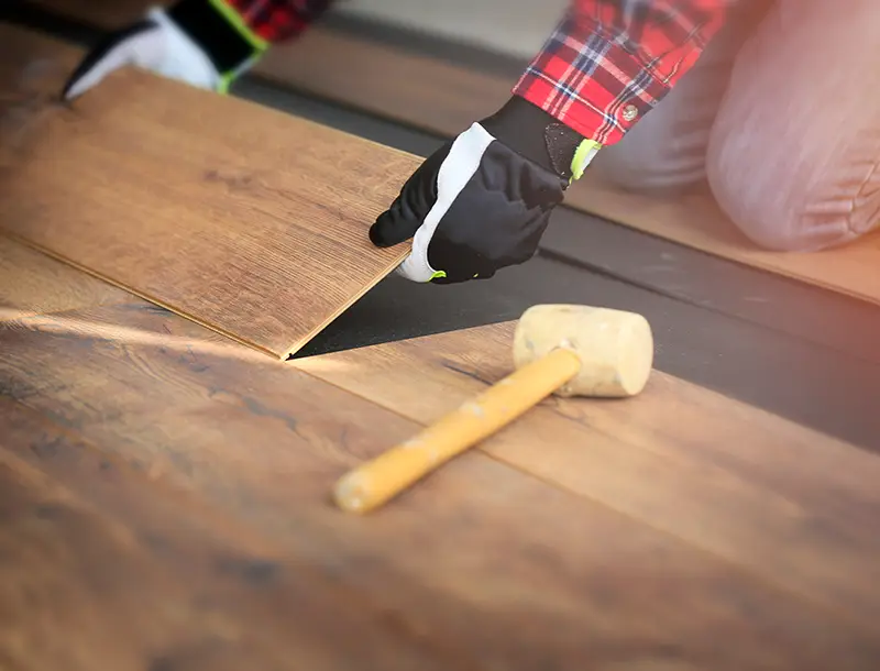 Pose de parquet